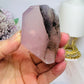 Natural Rose Quartz Freeform with Fern Tree Dentrictic Inclusions 7.5cm