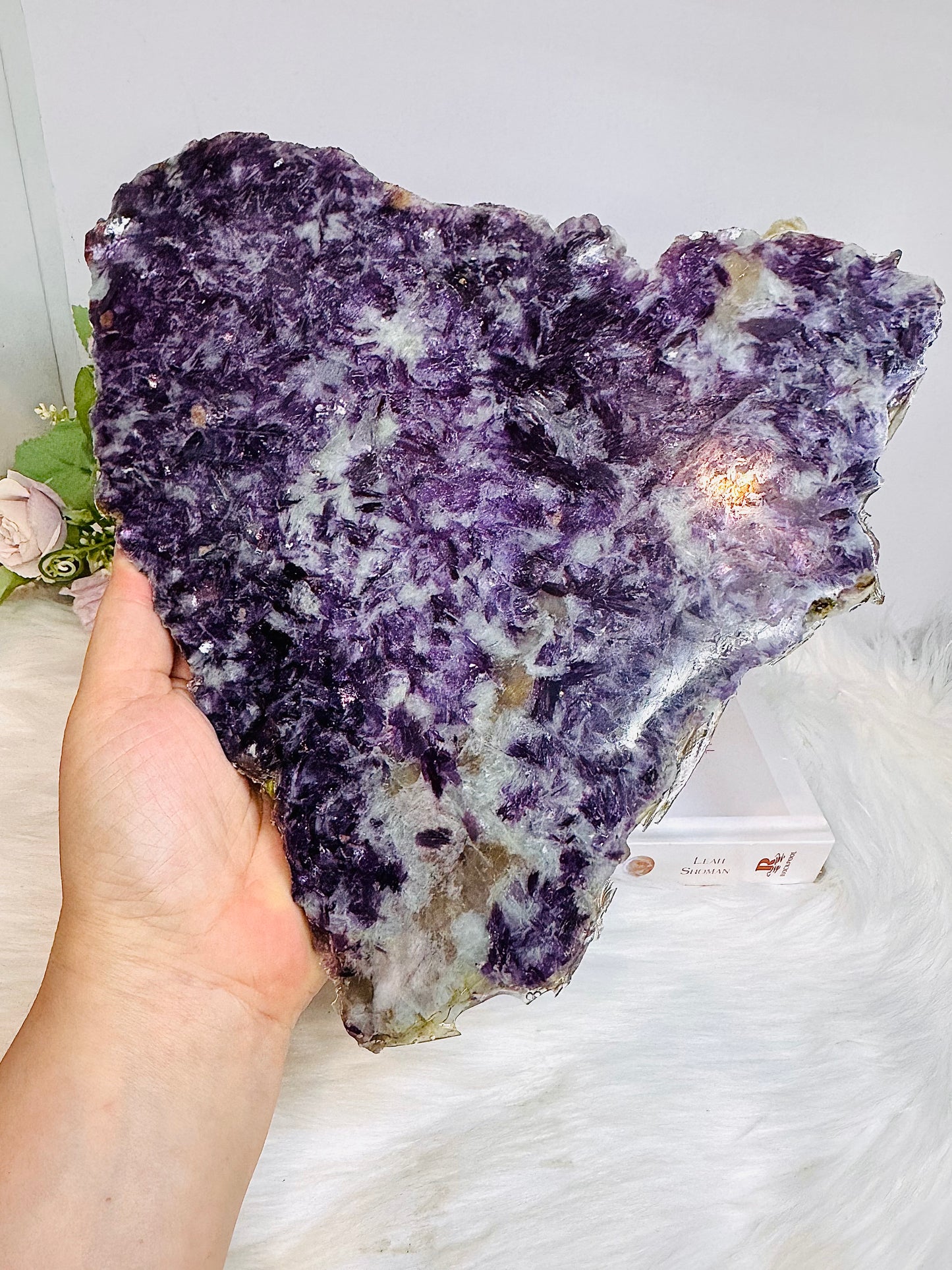 Large Lepidolite Natural Slab 24cm