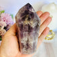 Sacred Rare Stone ~ Divine Large Chunky Super Seven Carved Tower From Brazil 12cm 391grams