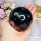 Large Rainbow Fluorite Sphere on Stand 607g