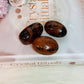 Set of 3 Mahogany Obsidian Large Tumbles