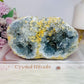 Huge Natural Blue Celestite Cluster Specimen 1.74KG