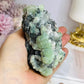 Prehnite with Babingtonite Specimen on Stand 10cm 528g