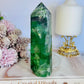 High Grade Incredible Stunning Rainbow Fluorite Tower Full of Clarity & Rainbows 15cm