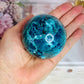 Absolutely Incredible High Grade Chrysocolla Sphere on Stand 339grams