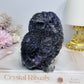 Large Amethyst Filled Resin Owl 10cm 621g