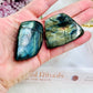 Gorgeous Set of 2 Small Labradorite Freeforms Full Of Flash