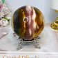 Large Mookaite Jasper Sphere on Stand 520g