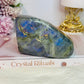 Natural Large Chunky Labradorite Polished Freeform 618gram With Beautiful Flash