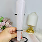 Mangano Calcite Large Wand | Tower (UV Reactive) 21cm On Stand
