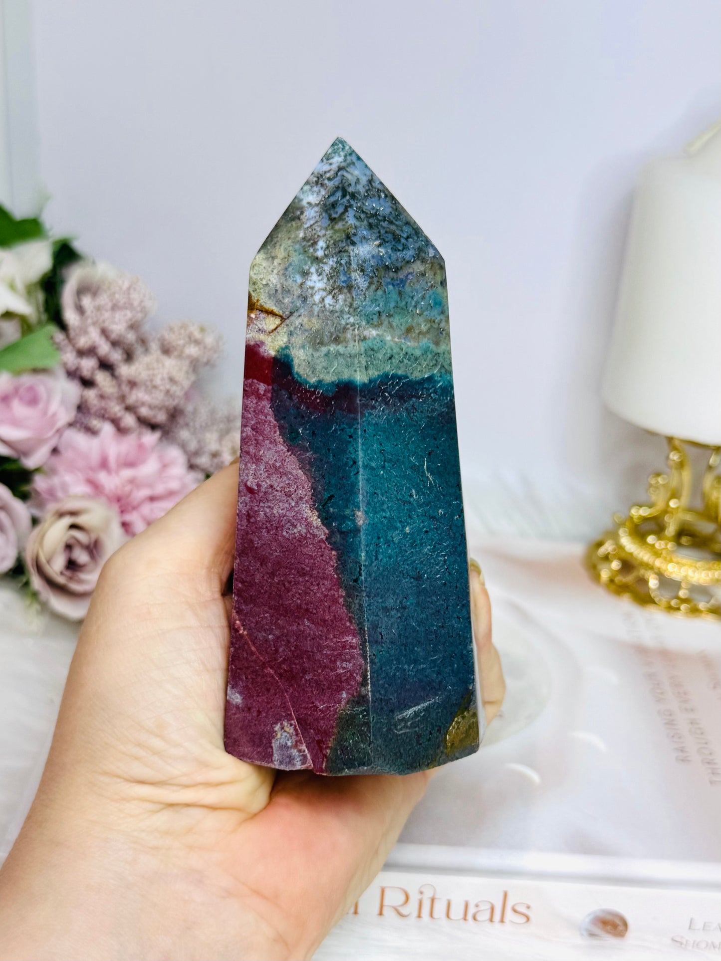 Chunky Ocean Jasper Tower 12.5cm