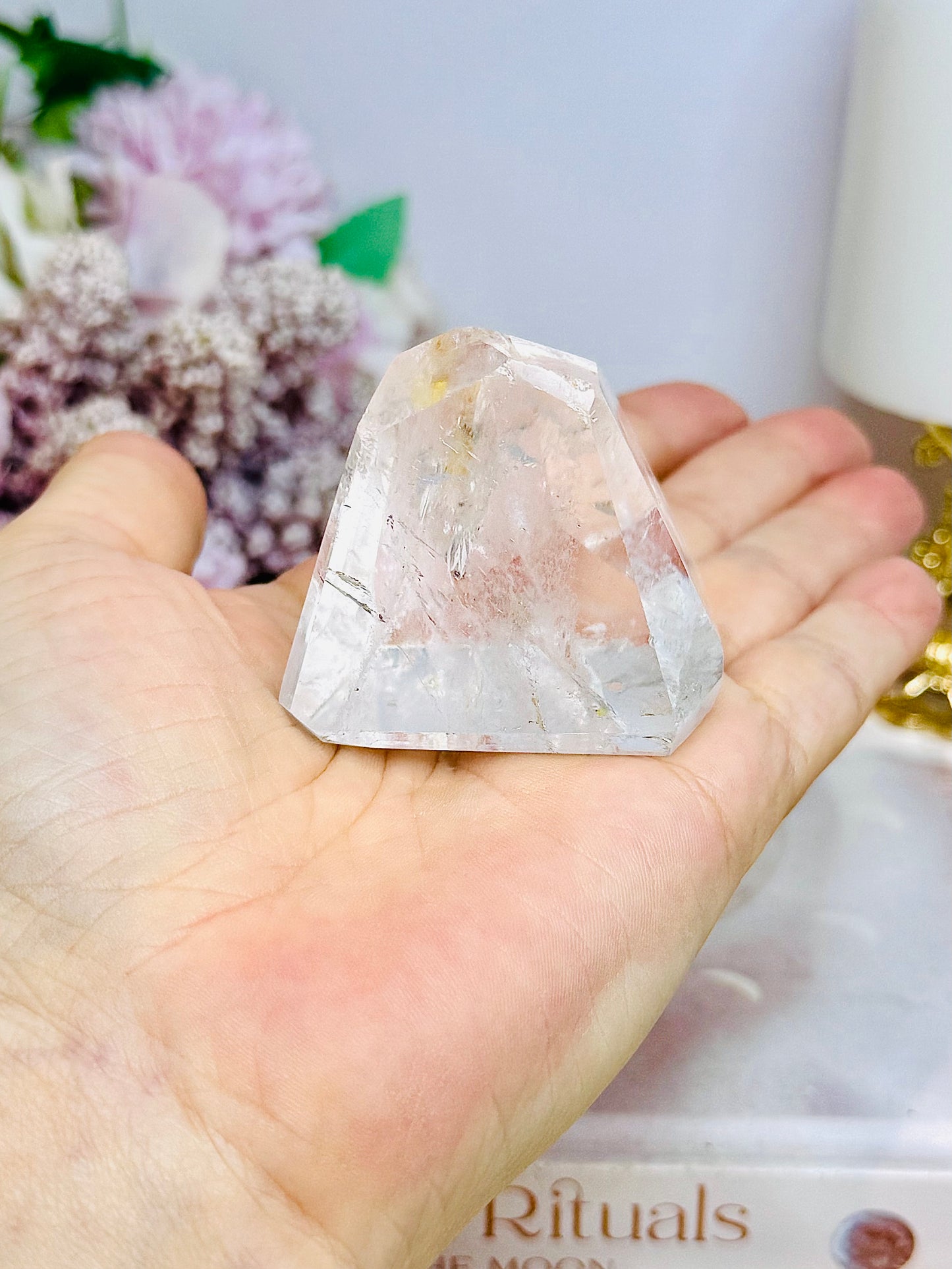 High Grade Clear Quartz Polished Specimen 123g