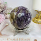 Large Pegmatite | Unicorn Stone (Lepidolite, Pink Tourmaline, Smoky Quartz & Cleavelandite) Sphere on Stand 600g