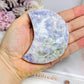 Purple Jade Carved Moon 8cm