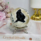 Large Volcano Agate Sphere (UV Reactive) On Stand 379g