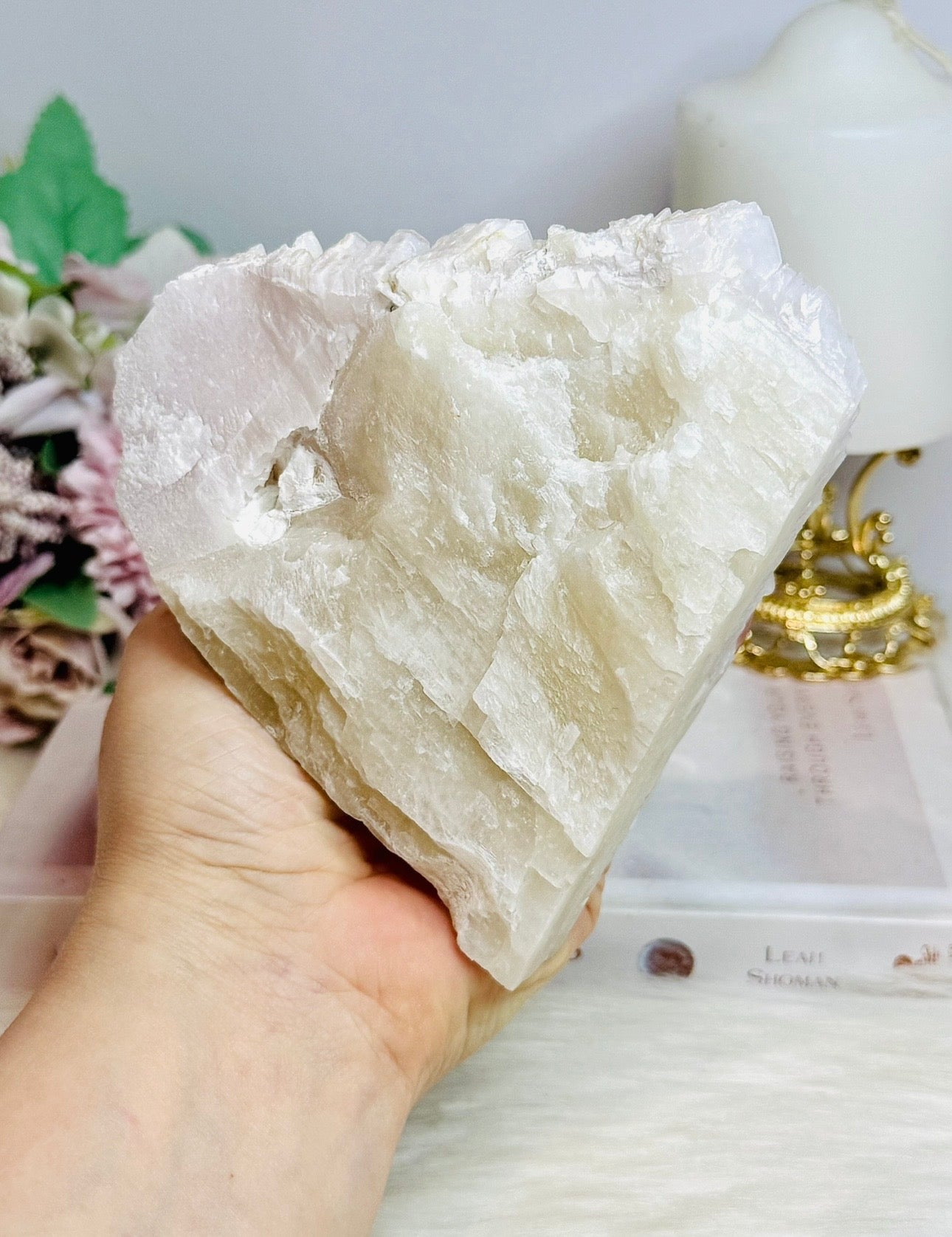 Rare Specimen High Grade Pink Mangano Calcite Freeform UV Reactive 763g