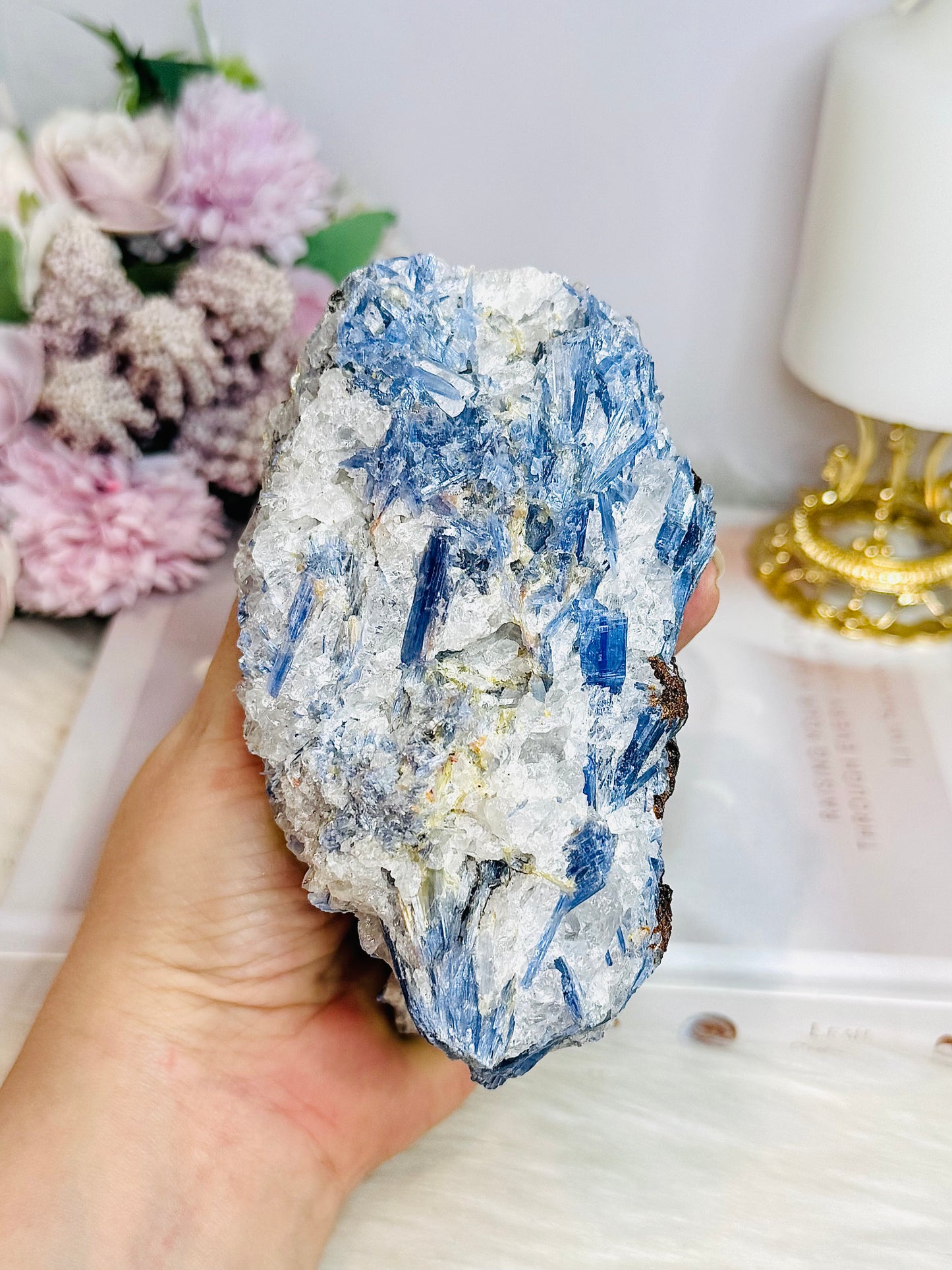 Large Natural Blue Kyanite Specimen 13cm 750g