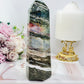 Large 729gram Natural Ocean Jasper Druzy Tower