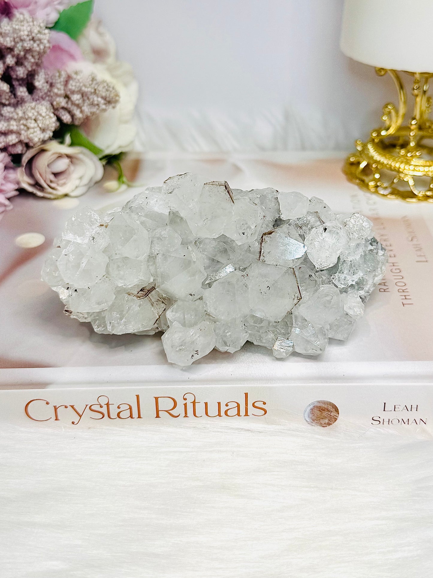 Natural Apophyllite Cluster Specimen 12cm 309g