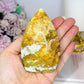 Agate Carved Flame | Freeform 10.5cm