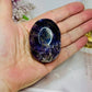 Chevron Amethyst Palm Stone