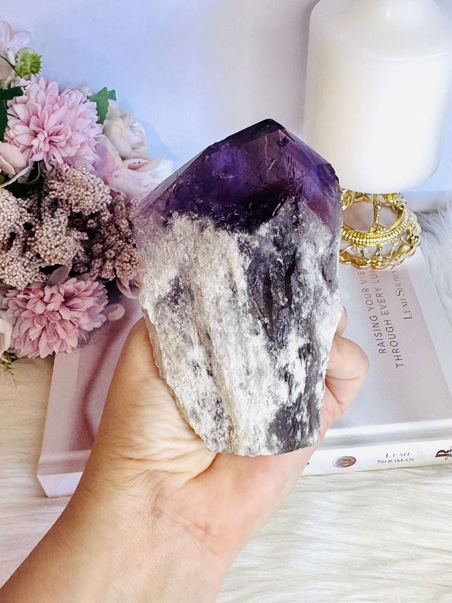 Natural Chunky Amethyst Dog Tooth | Point 11.5cm