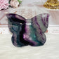 Rainbow Fluorite Carved Butterfly Bowl 9cm