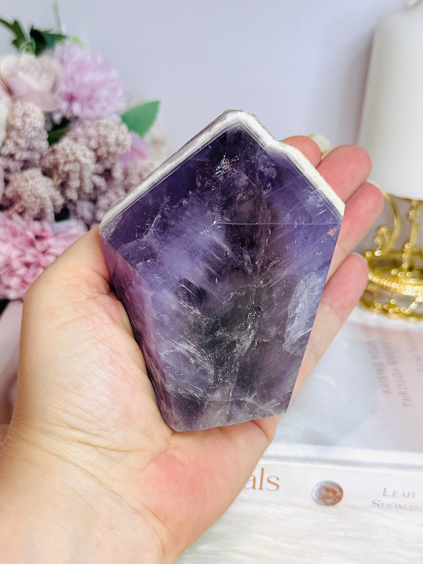 Large Chevron | Dream Amethyst Chunky Point 424g