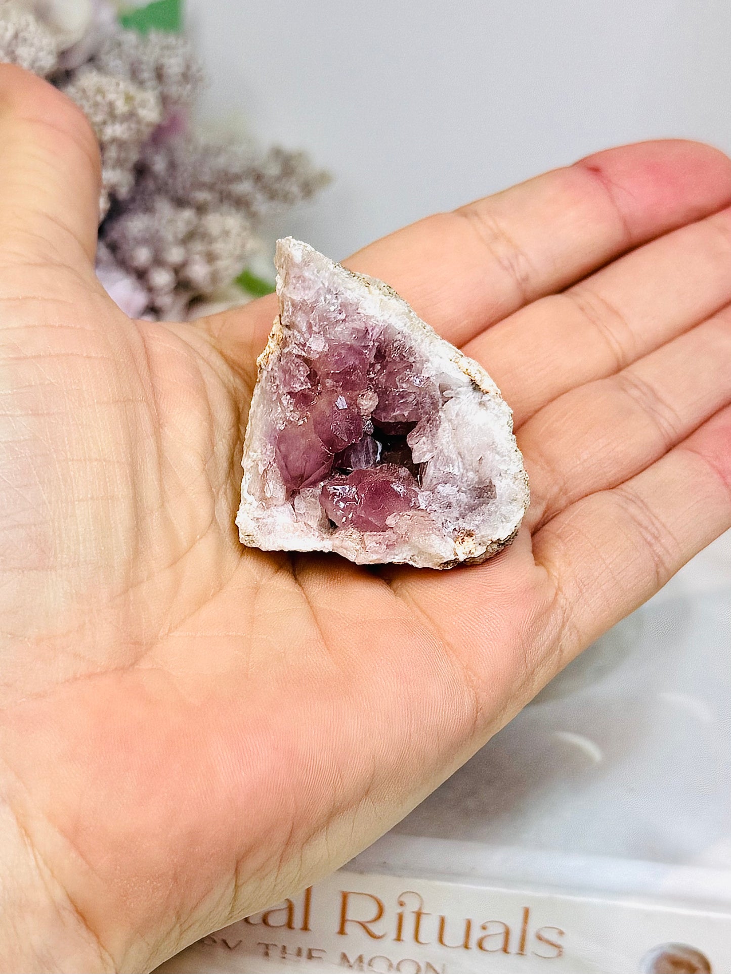 Pink Amethyst Geode