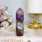 Amethyst X Mexican Agate Tower 10cm