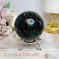 Blood Stone Large Sphere On Stand 424g