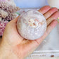 Gorgeous Large 392gram Pink Amethyst Druzy Sphere on Stand From Argentina