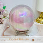 Angel Aura Rose Quartz Sphere 1.2Kg