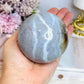 Large Ocean Jasper Sphere on Timber Stand 605g