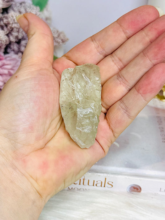 Natural Prasiolite | Green Amethyst Specimen 6cm