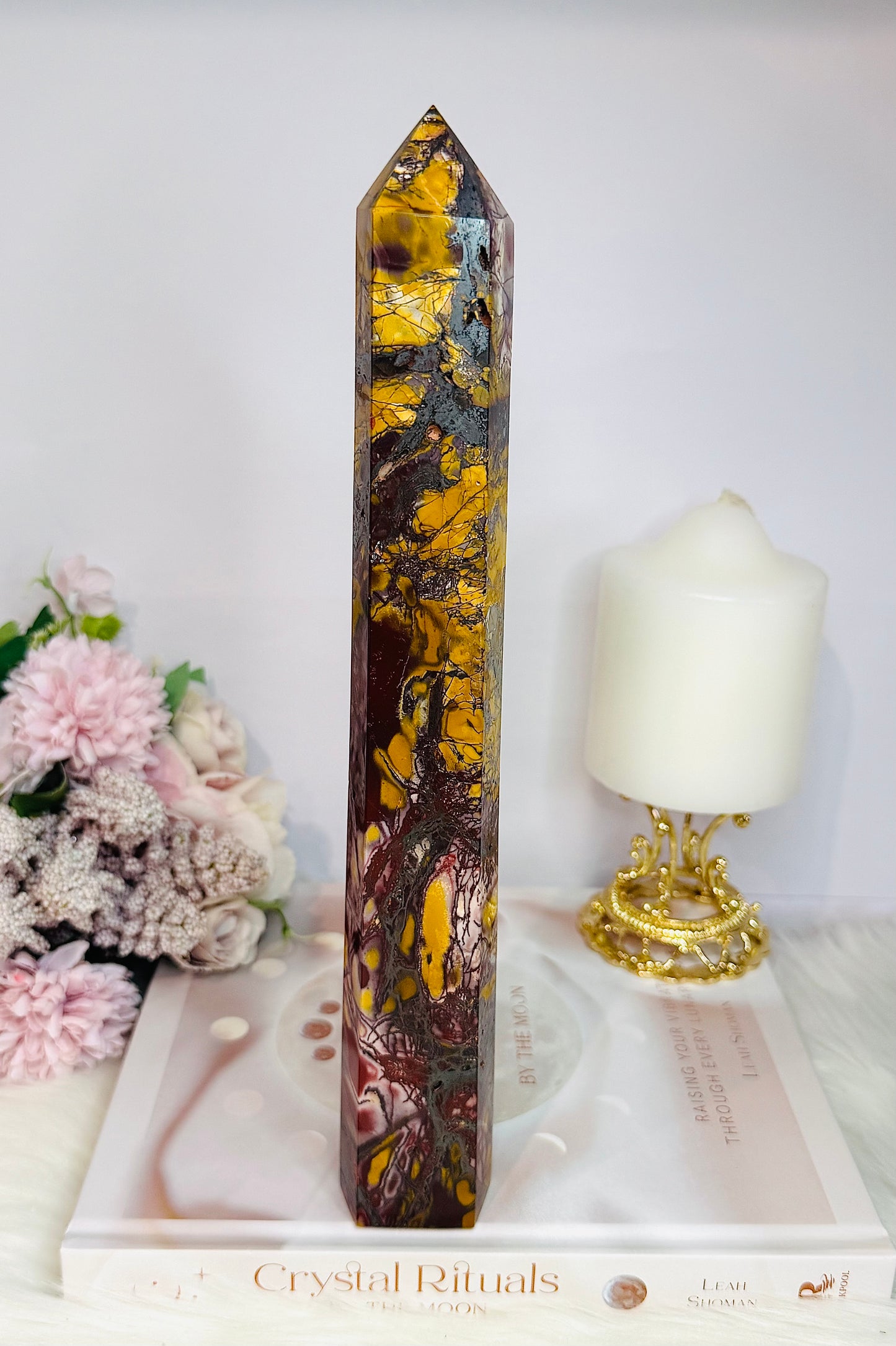 Incredibly Gorgeously Large Chunky 27cm Natural Mookaite Jasper Tower | Generator