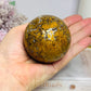 Brecciated Jasper Druzy Sphere on Stand 340g