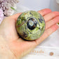 Money Agate Sphere on Stand 291g