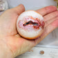High Grade Druzy Carnelian Sphere on Stand 200g