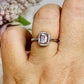 Silver Amethyst Adjustable Ring