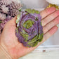 Wow! Rare & Incredible Atlantasite Carved Flower on Stand 9.5cm