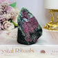 Natural Ruby in Zoisite Specimen UV Reactive 268g