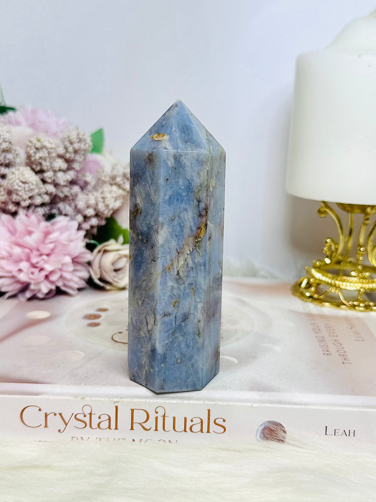 Large Blue Owyhee Opal Tower 11cm