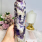 Large Dream | Chevron Amethyst Tower 22.5cm 951g