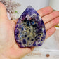 Amethyst Druzy Cluster Flame 8.5cm