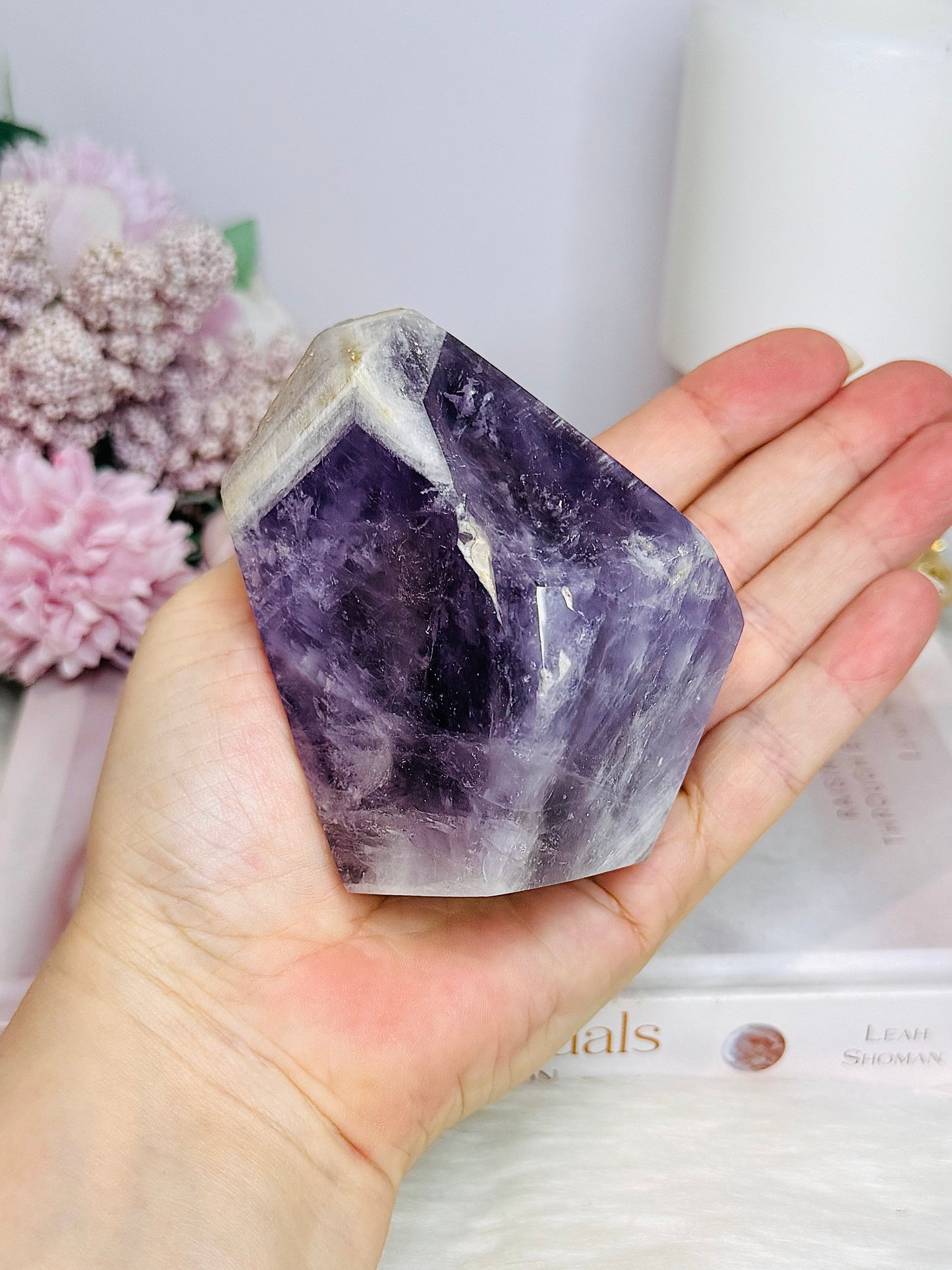 Large Chevron | Dream Amethyst Chunky Point 415g