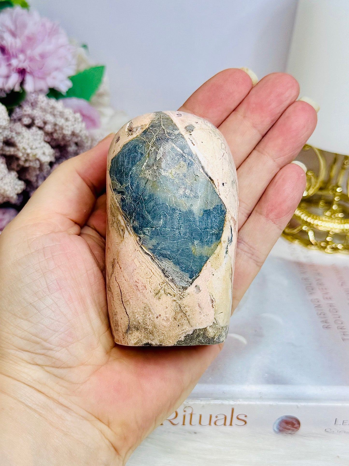 Natural Rhodochrosite Freeform 8cm 350g