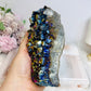 Aura Titanium Quartz Large Cluster 14cm 702g