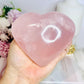 Rose Quartz Chunky Heart On Stand 630g