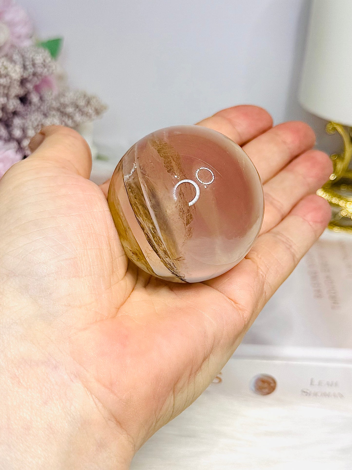 Clear Quartz with Dentrictic Inclusions 166g
